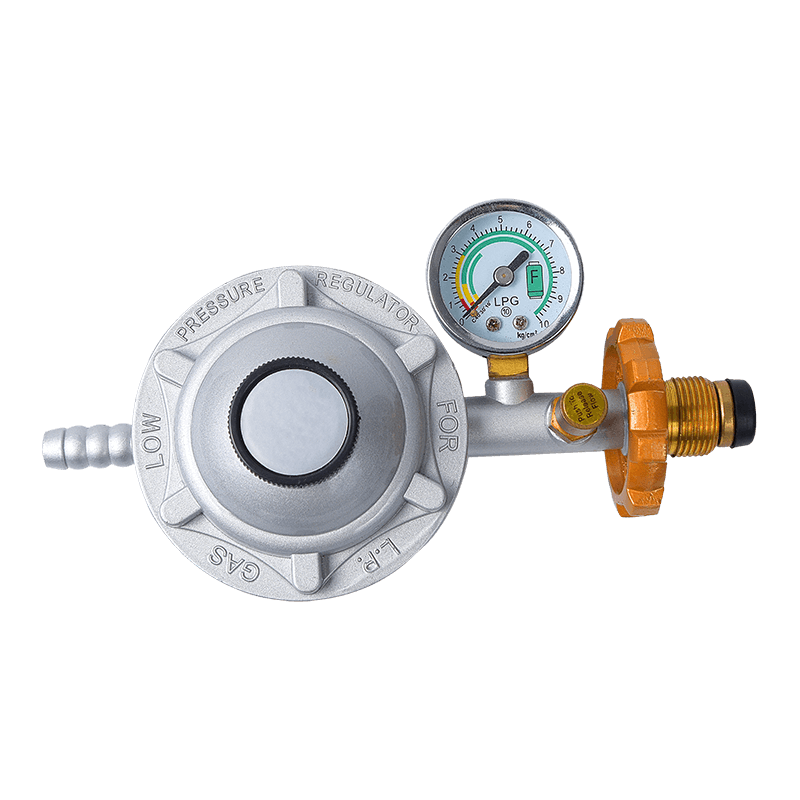 Regulator de gaz de joasă presiune conectat din alamă regulator de gpl cu contor