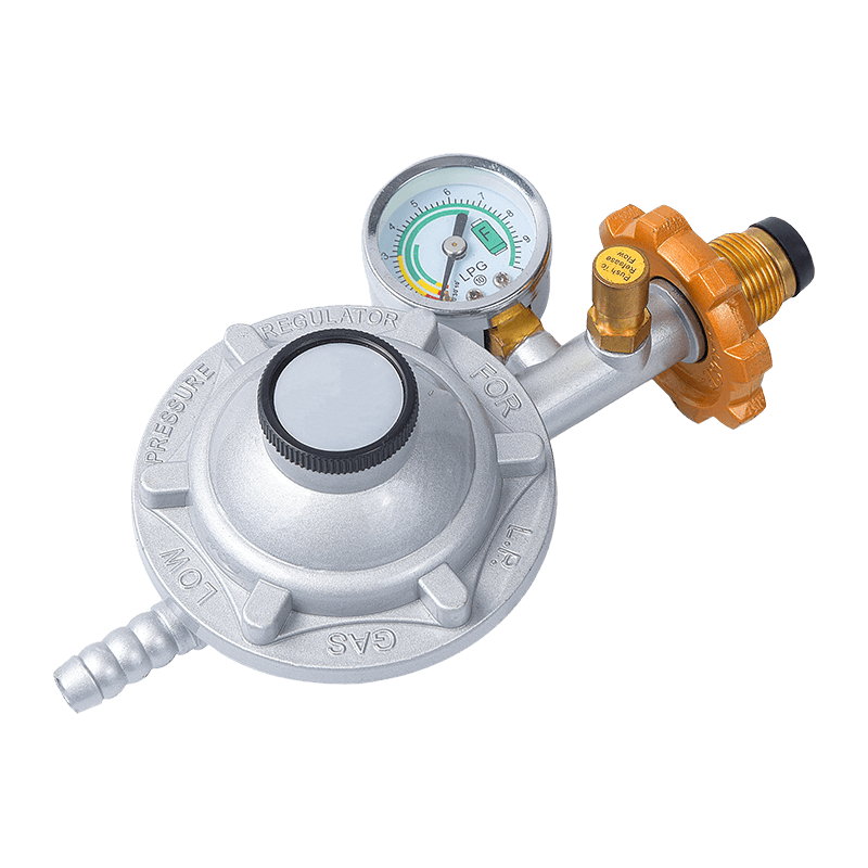 Regulator de gaz de joasă presiune conectat din alamă regulator de gpl cu contor